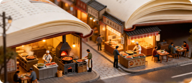 街区餐饮商户列表